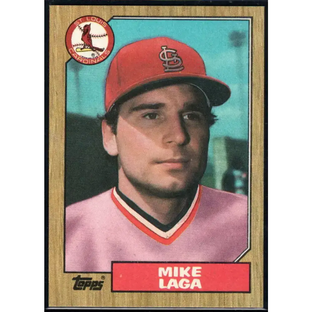 1987 Topps #321 Mike Laga EX Excellent St. Louis Cardinals Baseball Card - Baseball Card Single