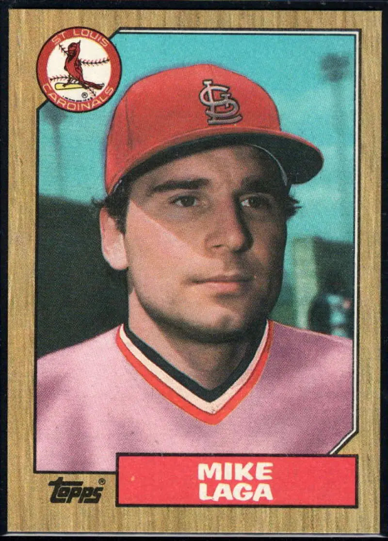 1987 Topps #321 Mike Laga EX Excellent St. Louis Cardinals Baseball Card - Baseball Card Single