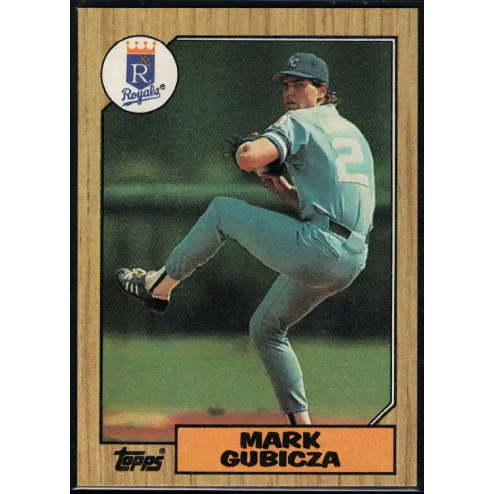 1987 Topps #326 Mark Gubicza EX Excellent Kansas City Royals Baseball Card - Baseball Card Single