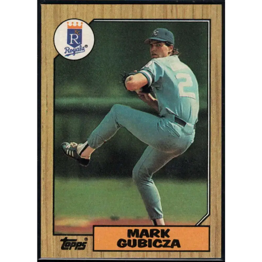 1987 Topps #326 Mark Gubicza EX Excellent Kansas City Royals Baseball Card - Baseball Card Single