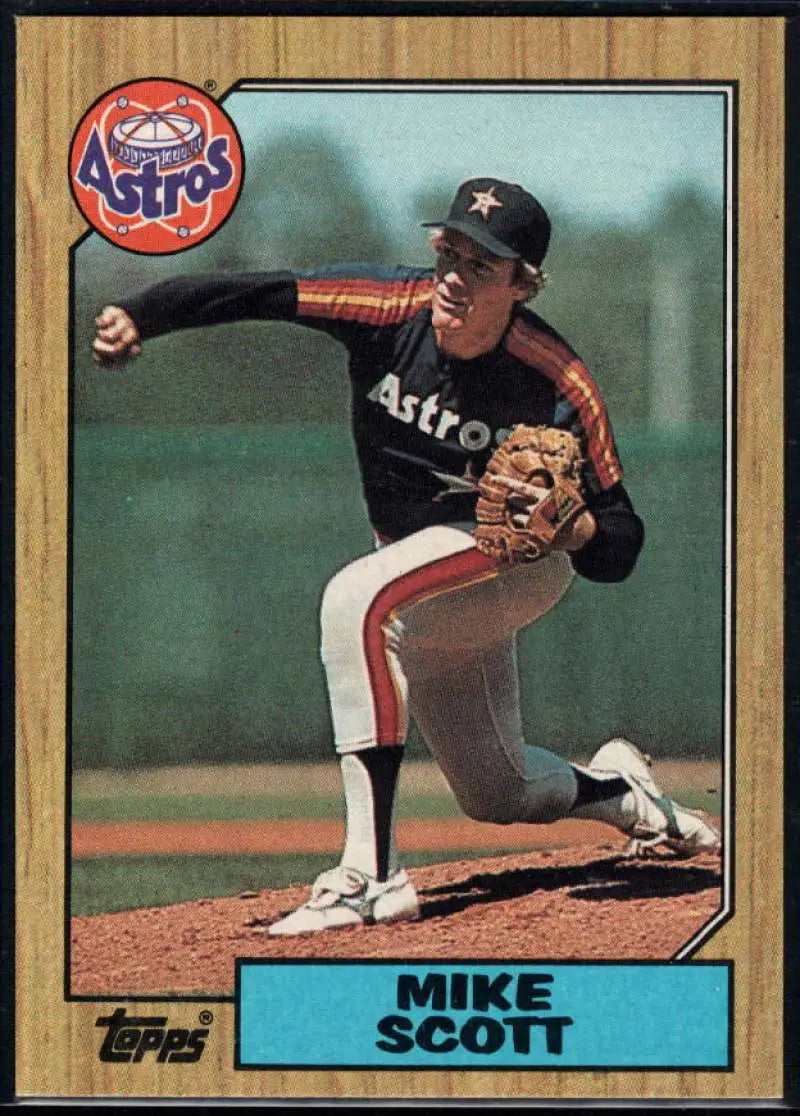 1987 Topps #330 Mike Scott EX Excellent Houston Astros Baseball Card - Baseball Card Single