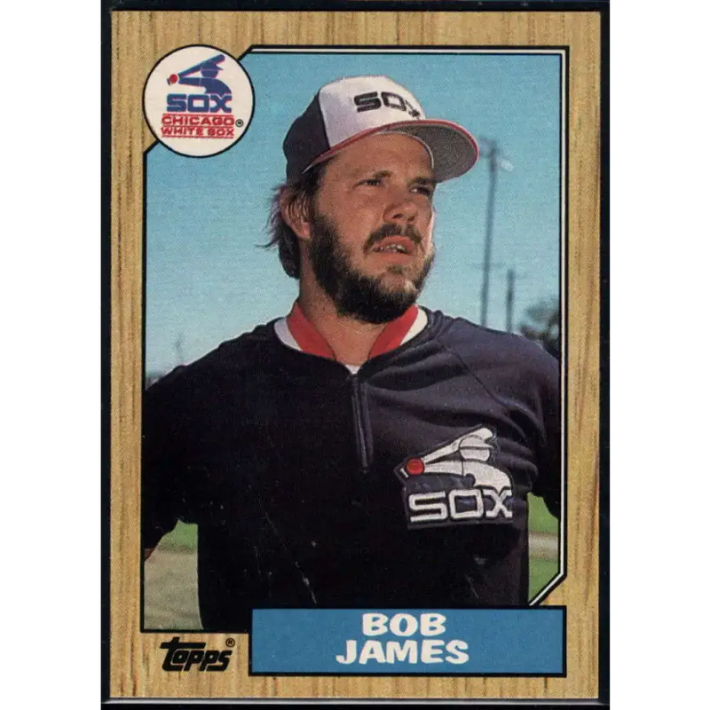 1987 Topps #342 Bob James EX Excellent Chicago White Sox Baseball Card - Baseball Card Single