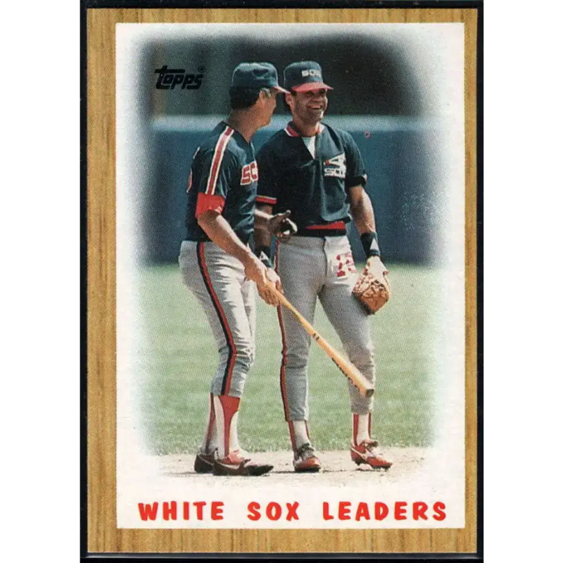1987 Topps #356 White Sox Team EX Excellent Chicago White Sox Baseball Card - Baseball Card Single