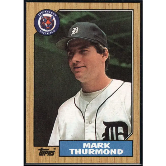 1987 Topps #361 Mark Thurmond EX Excellent Detroit Tigers Baseball Card