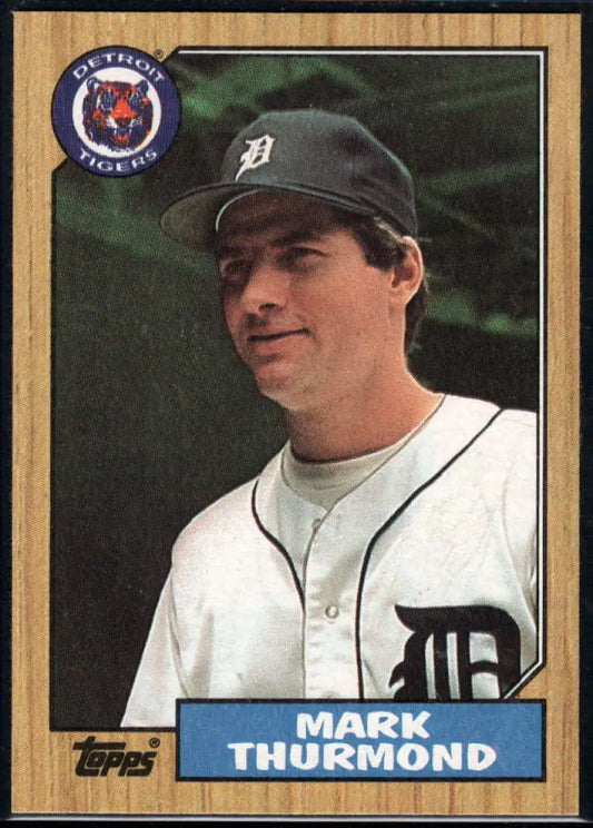 1987 Topps #361 Mark Thurmond EX Excellent Detroit Tigers Baseball Card - Baseball Card Single