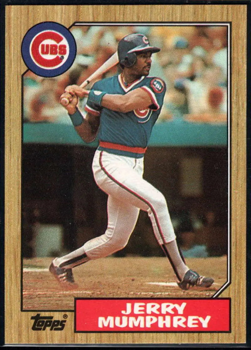 1987 Topps #372 Jerry Mumphrey EX Excellent Chicago Cubs Baseball Card - Baseball Card Single