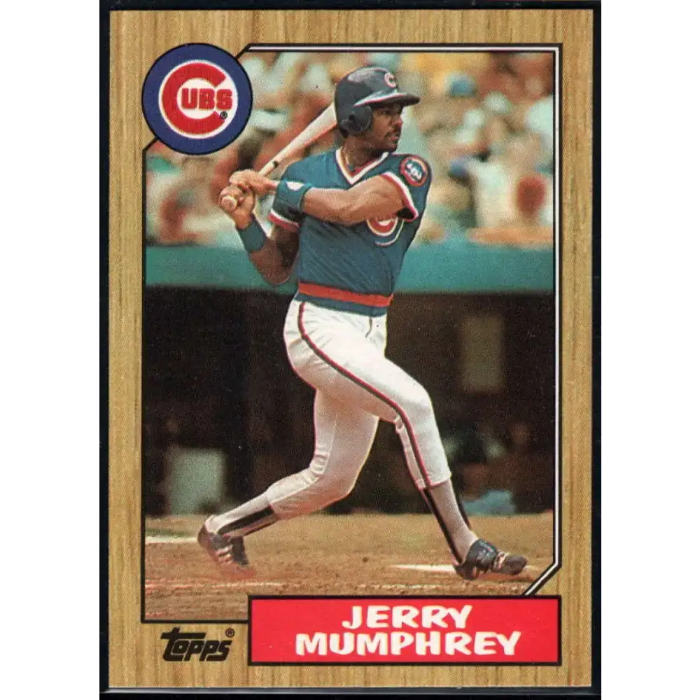 1987 Topps #372 Jerry Mumphrey EX Excellent Chicago Cubs Baseball Card - Baseball Card Single