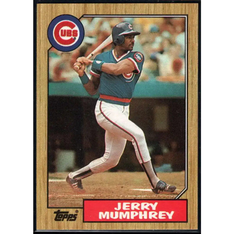 1987 Topps #372 Jerry Mumphrey EX Excellent Chicago Cubs Baseball Card - Baseball Card Single