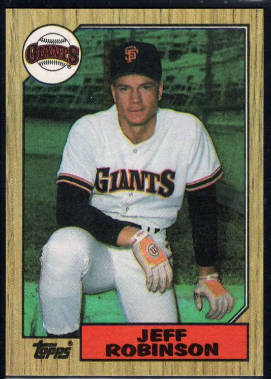 1987 Topps #389 Jeff Robinson EX Excellent San Francisco Giants Baseball Card - Baseball Card Single