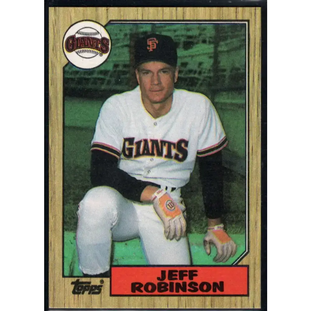 1987 Topps #389 Jeff Robinson EX Excellent San Francisco Giants Baseball Card - Baseball Card Single