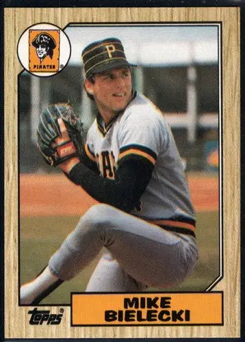 1987 Topps #394 Mike Bielecki NM Near Mint Pirates ID:14054 - Baseball Card Single