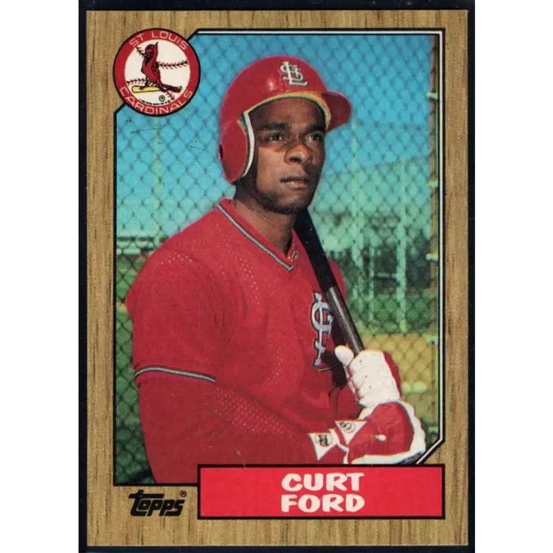 1987 Topps #399 Curt Ford EX Excellent St. Louis Cardinals Baseball Card - Baseball Card Single