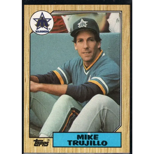 1987 Topps #402 Mike Trujillo EX Excellent Seattle Mariners Baseball Card