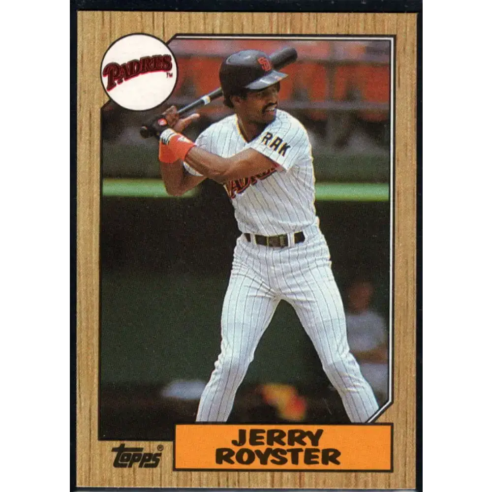 1987 Topps #403 Jerry Royster EX Excellent San Diego Padres Baseball Card - Baseball Card Single