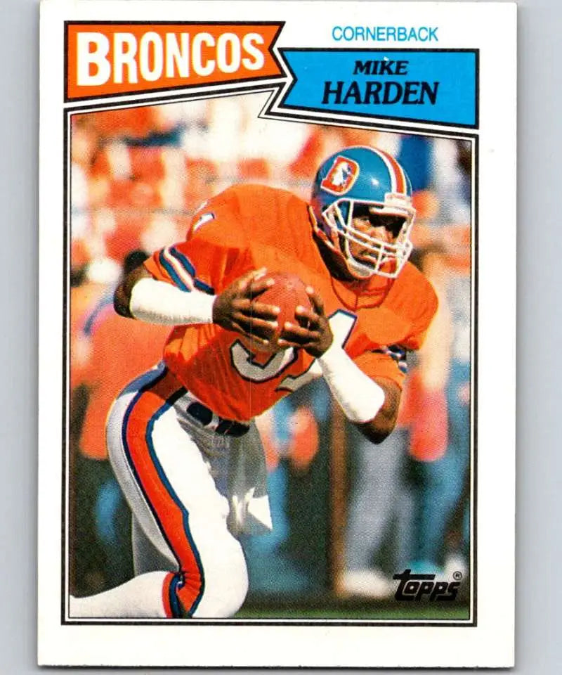 1987 Topps #41 Mike Harden EX Excellent Denver Broncos Football Card - Football Card Single