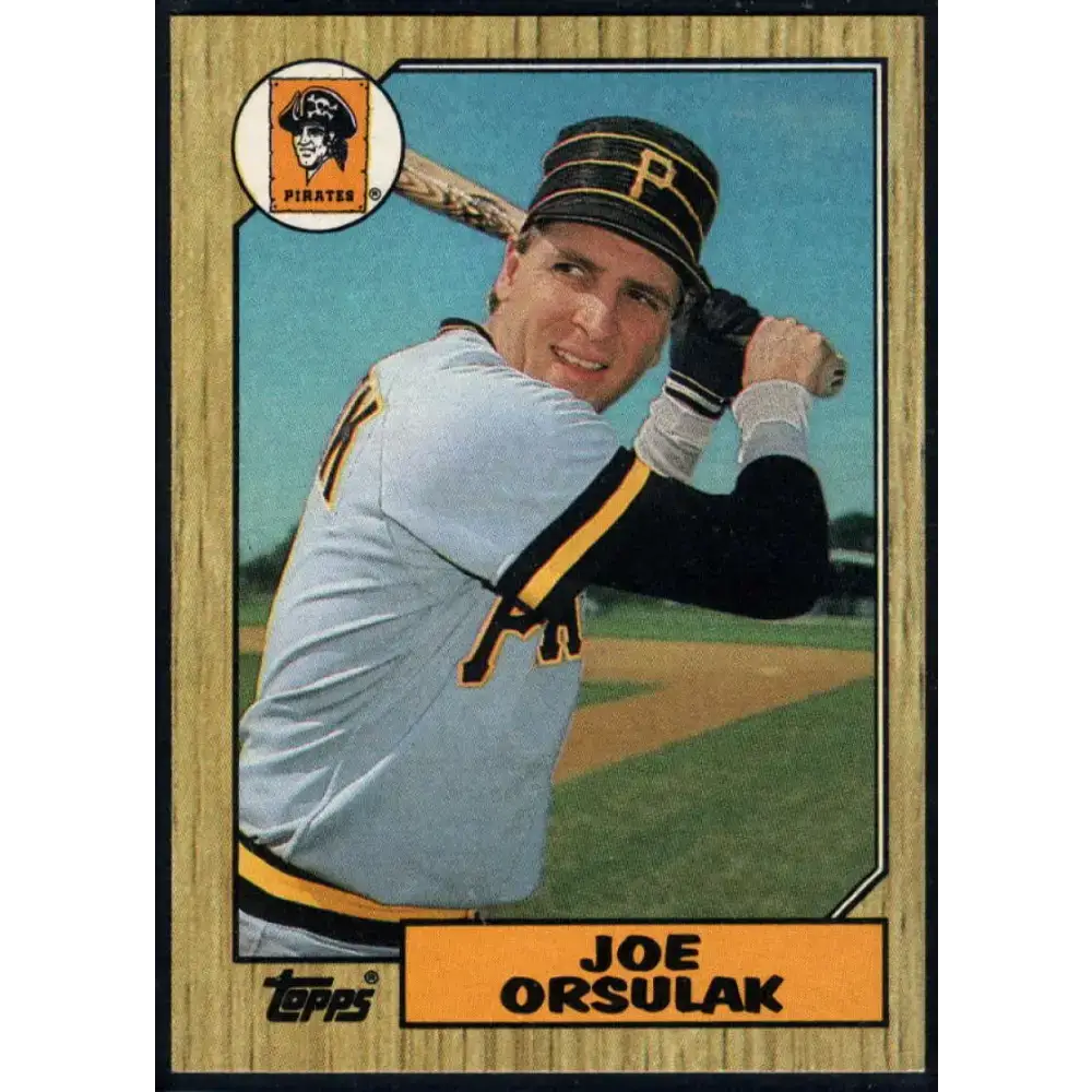 1987 Topps #414 Joe Orsulak EX Excellent Pittsburgh Pirates Baseball Card