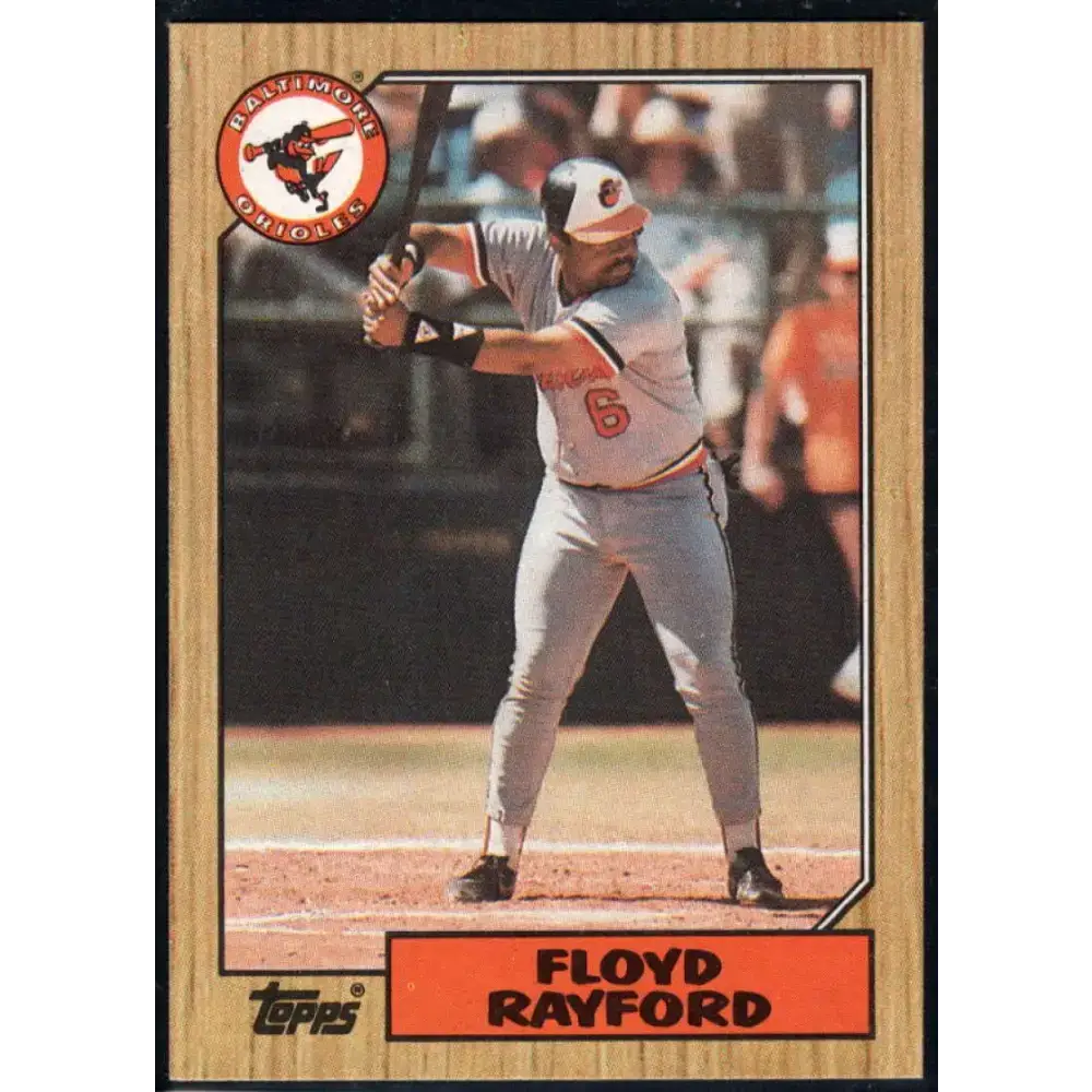 1987 Topps #426 Floyd Rayford EX Excellent Baltimore Orioles Baseball Card - Baseball Card Single