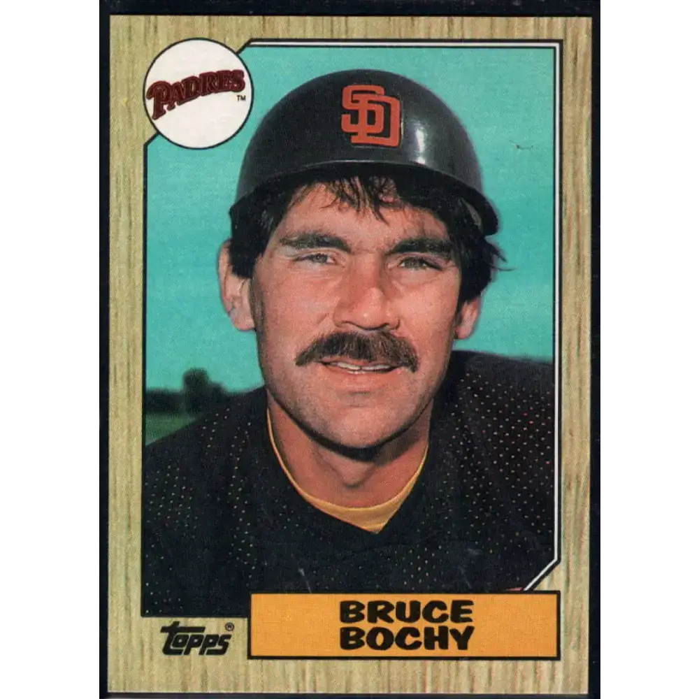 1987 Topps #428 Bruce Bochy EX Excellent San Diego Padres Baseball Card - Baseball Card Single
