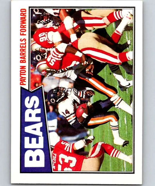 1987 Topps #43 Walter Payton EX Excellent Chicago Bears Football Card - Football Card Single