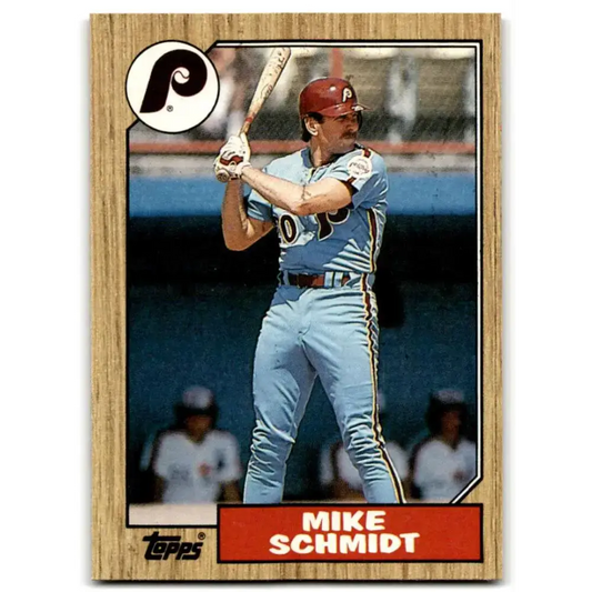 1987 Topps #430 Mike Schmidt EX Excellent Philadelphia Phillies Baseball Card
