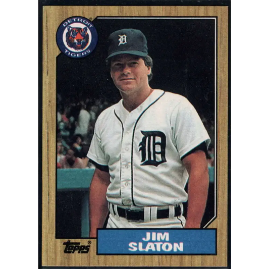 1987 Topps #432 Jim Slaton EX Excellent Detroit Tigers Baseball Card