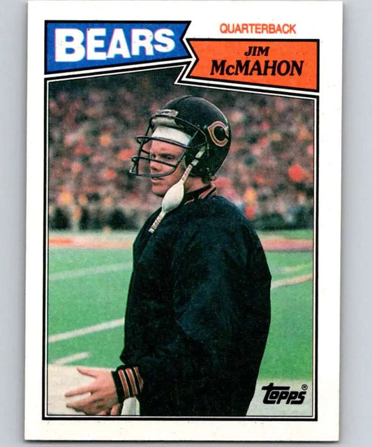 1987 Topps #44 Jim McMahon EX Excellent Chicago Bears Football Card - Football Card Single
