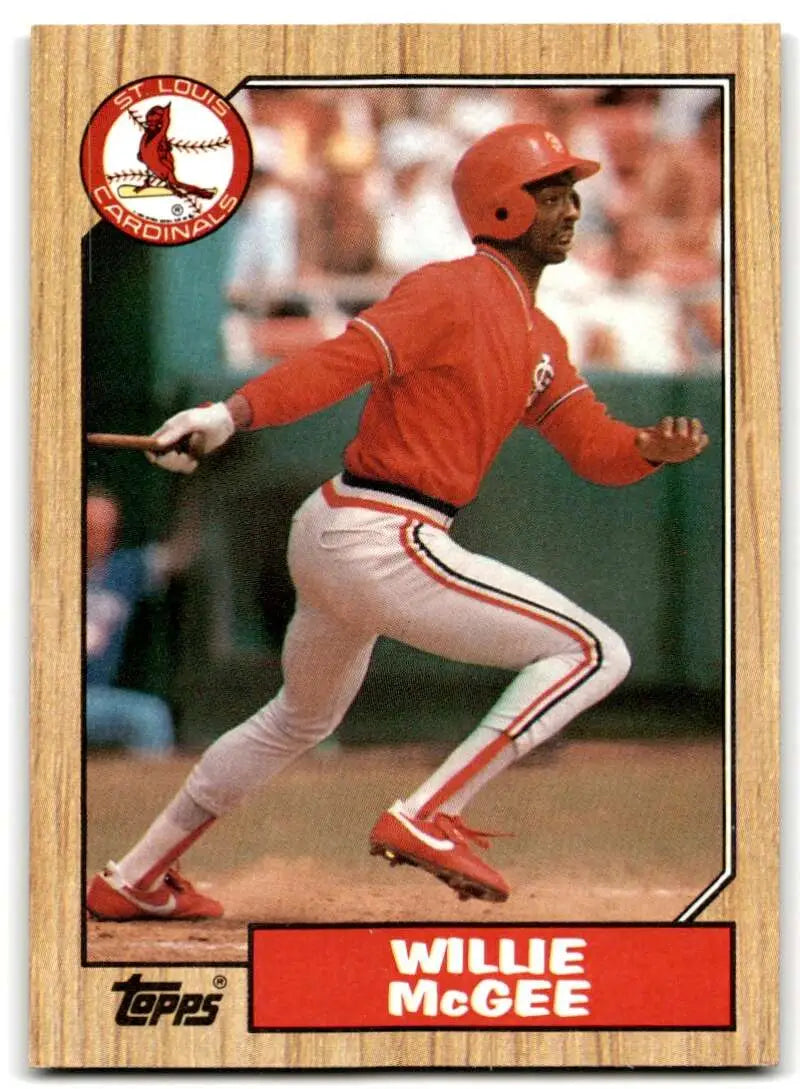 1987 Topps #440 Willie McGee EX Excellent St. Louis Cardinals Baseball Card - Baseball Card Single