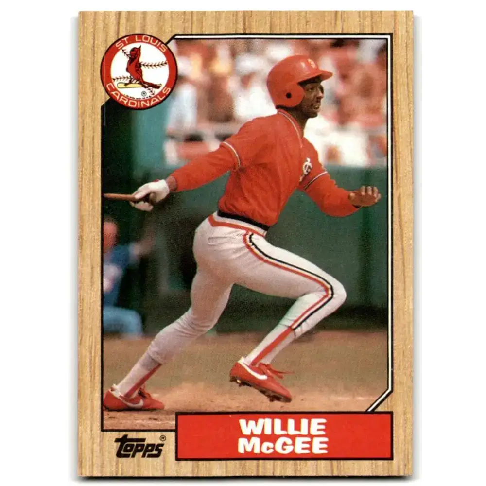 1987 Topps #440 Willie McGee EX Excellent St. Louis Cardinals Baseball Card - Baseball Card Single