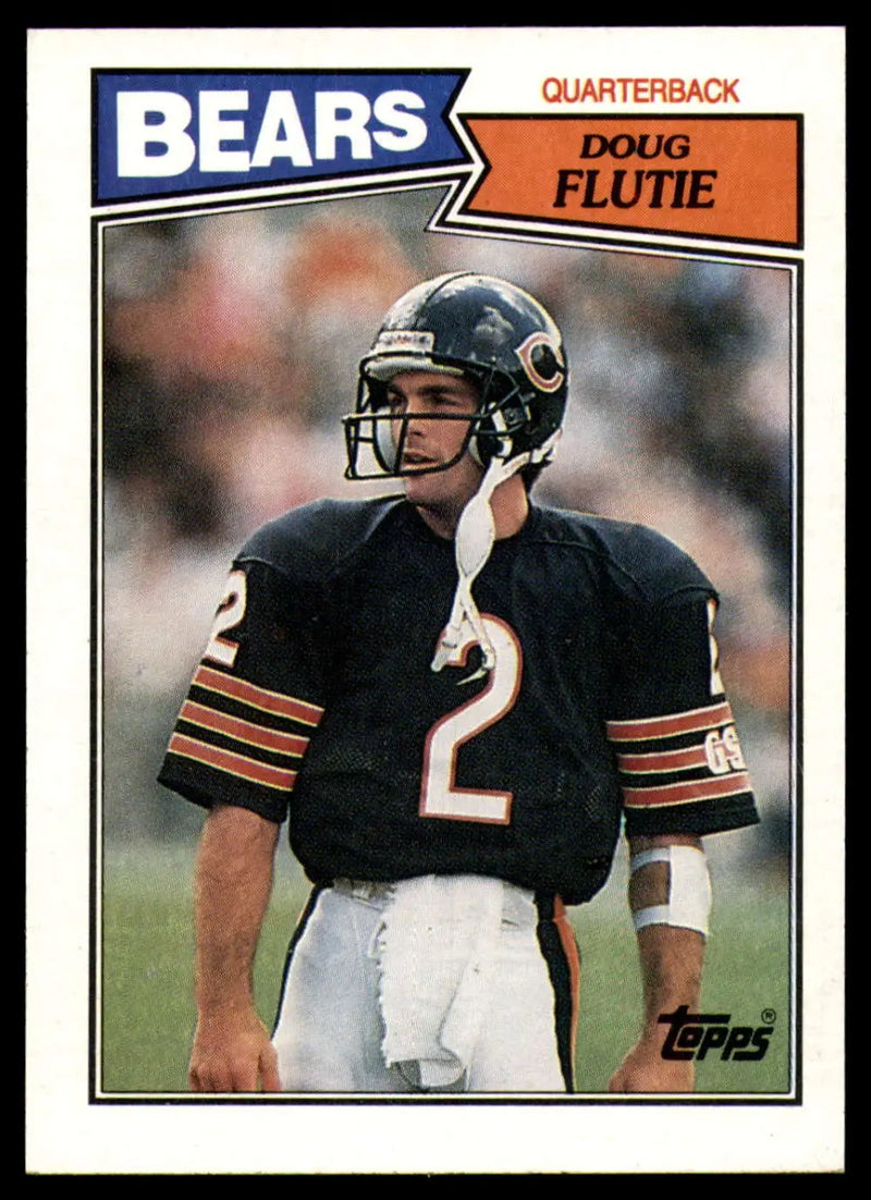 1987 Topps #45 Doug Flutie EX Excellent RC Rookie Chicago Bears Football Card - Football Card Single