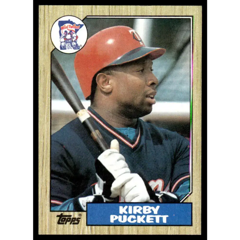 1987 Topps #450 Kirby Puckett EX/NM Minnesota Twins Baseball Card - Baseball Card Single