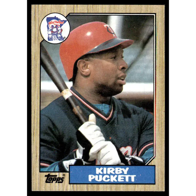 1987 Topps #450 Kirby Puckett EX/NM Minnesota Twins Baseball Card - Baseball Card Single