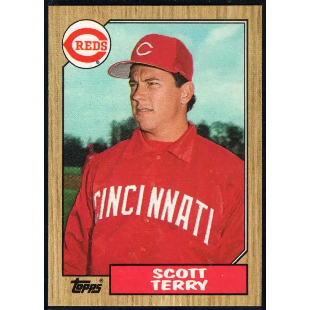 1987 Topps #453 Scott Terry EX Excellent RC Rookie Cincinnati Reds Baseball Card