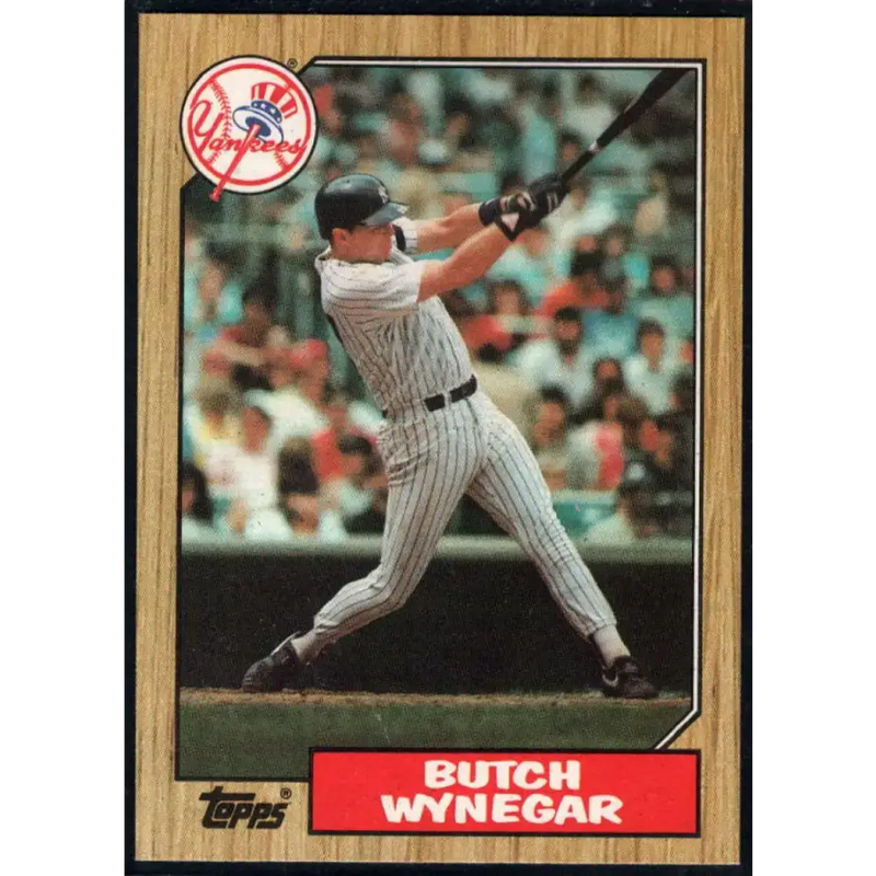 1987 Topps #464 Butch Wynegar EX Excellent New York Yankees Baseball Card - Baseball Card Single