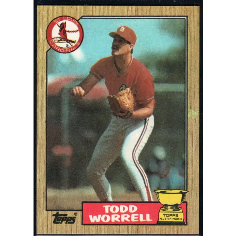 1987 Topps #465 Todd Worrell EX Excellent St. Louis Cardinals Baseball Card
