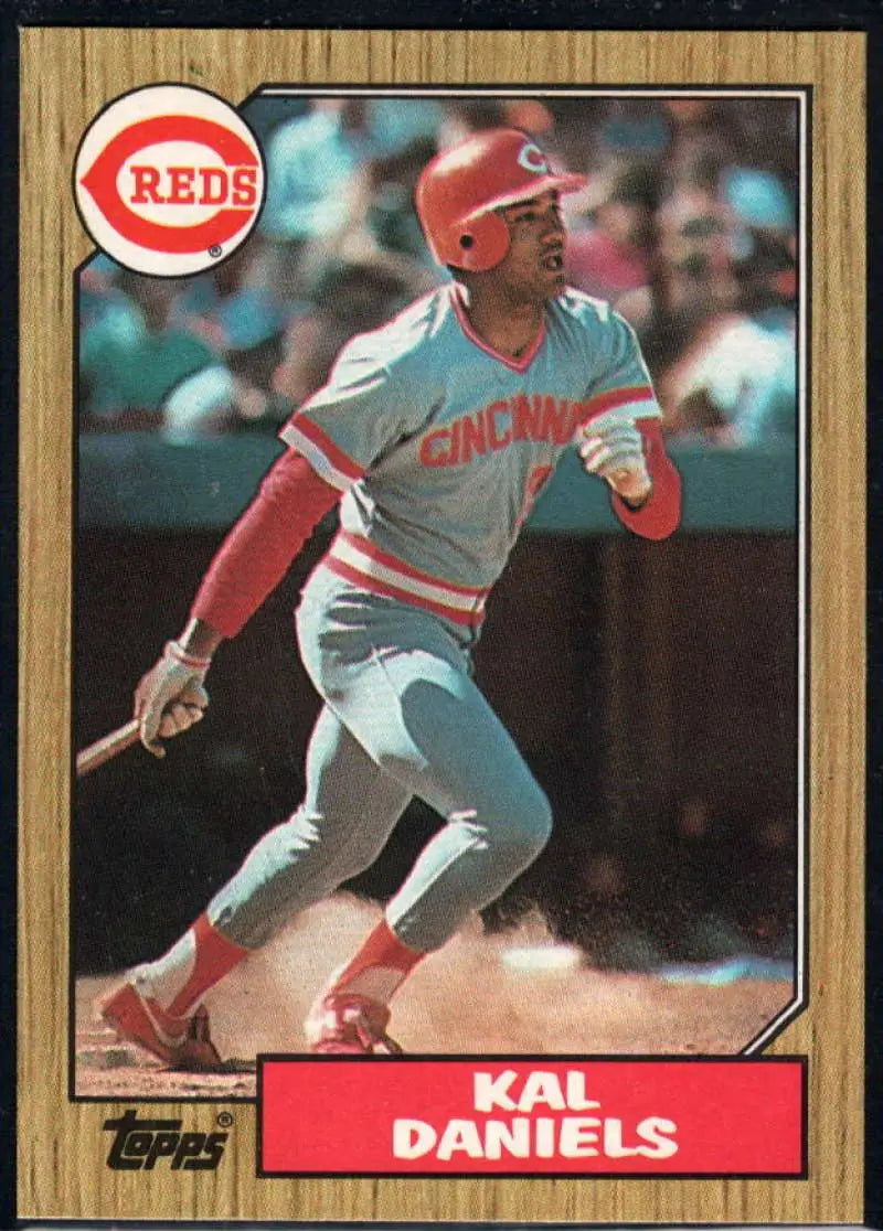1987 Topps #466 Kal Daniels EX Excellent Cincinnati Reds Baseball Card - Baseball Card Single