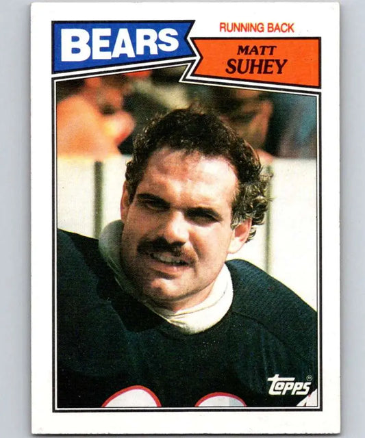 1987 Topps #47 Matt Suhey EX Excellent Chicago Bears Football Card - Football Card Single