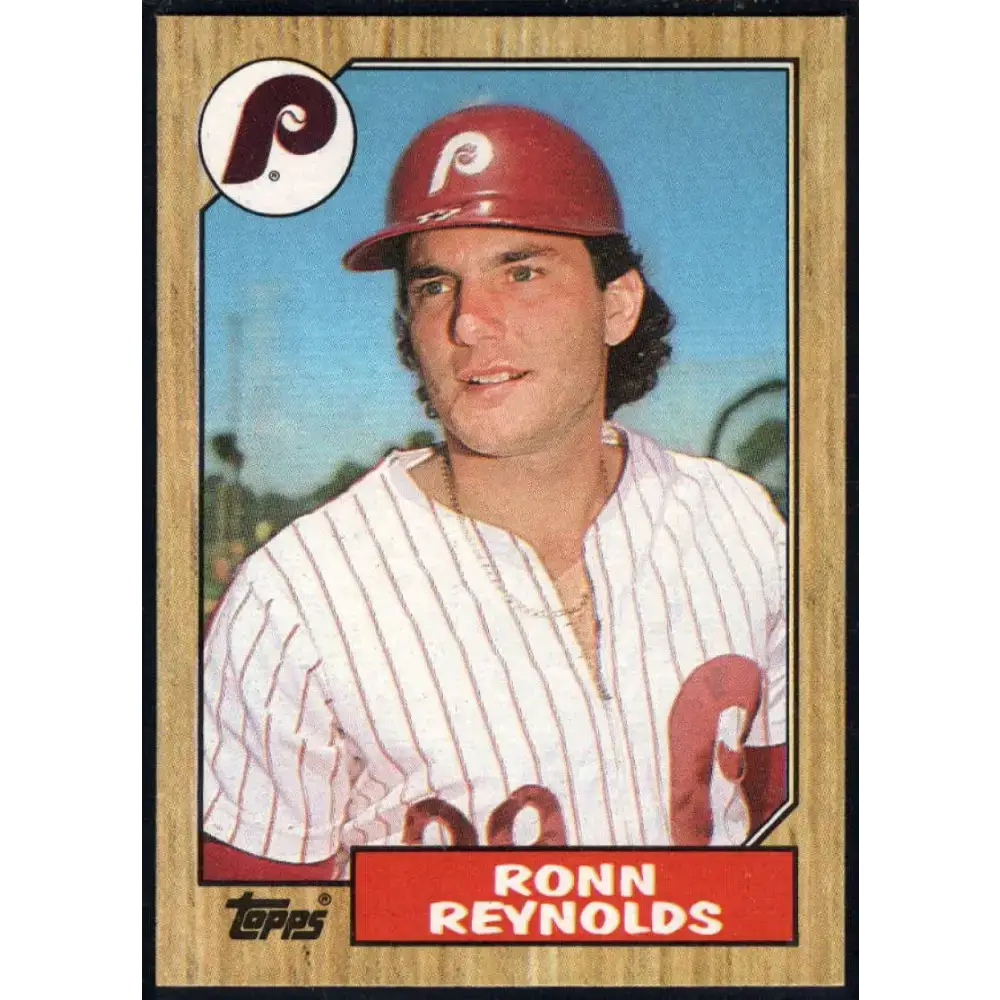 1987 Topps #471 Ronn Reynolds EX Excellent Philadelphia Phillies Baseball Card - Baseball Card Single