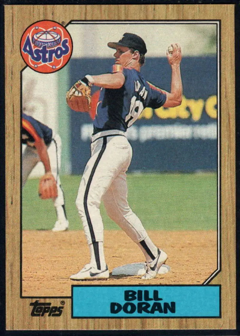 1987 Topps #472 Bill Doran EX Excellent Houston Astros Baseball Card - Baseball Card Single