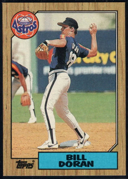 1987 Topps #472 Bill Doran EX Excellent Houston Astros Baseball Card - Baseball Card Single