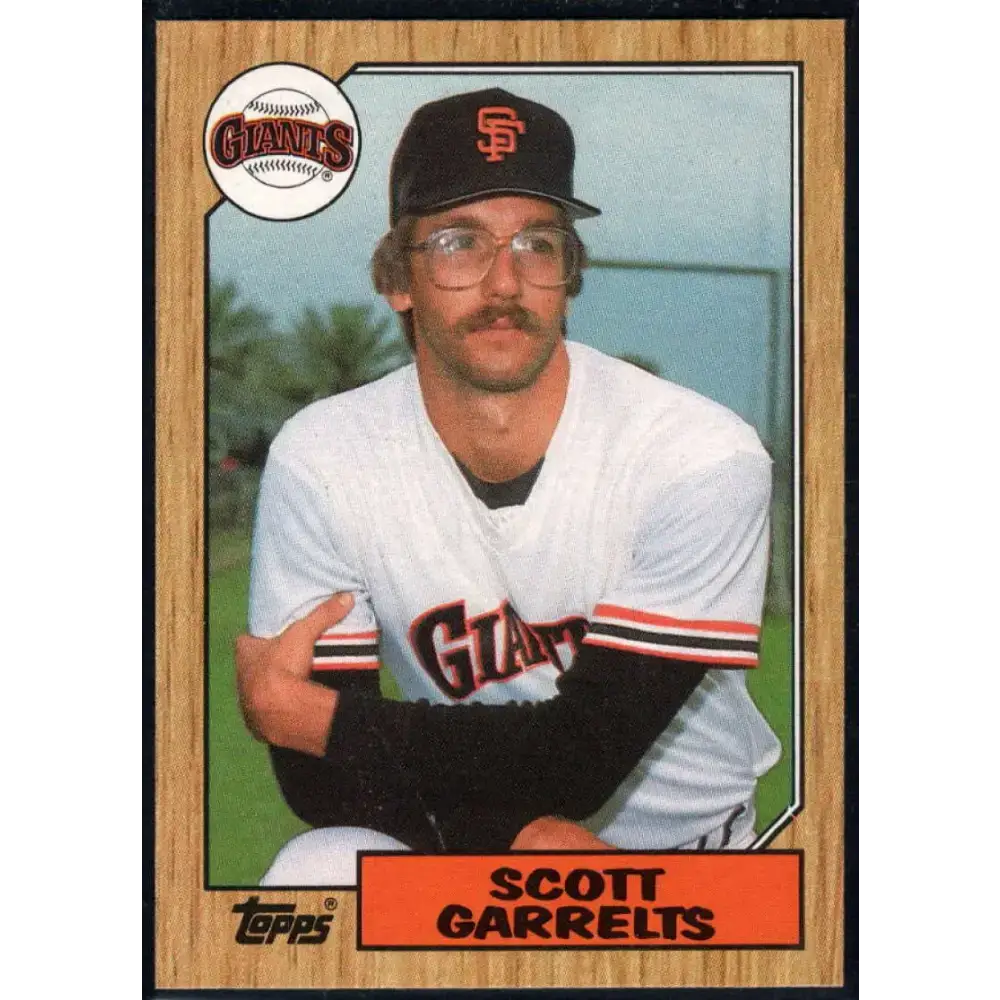 1987 Topps #475 Scott Garrelts EX Excellent San Francisco Giants Baseball Card - Baseball Card Single