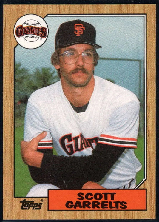 1987 Topps #475 Scott Garrelts EX Excellent San Francisco Giants Baseball Card - Baseball Card Single