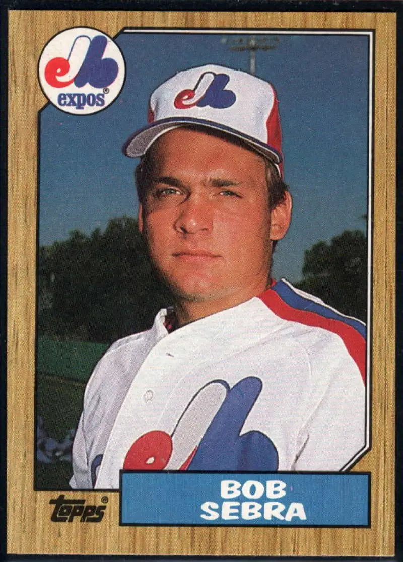 1987 Topps #479 Bob Sebra EX Excellent Montreal Expos Baseball Card - Baseball Card Single