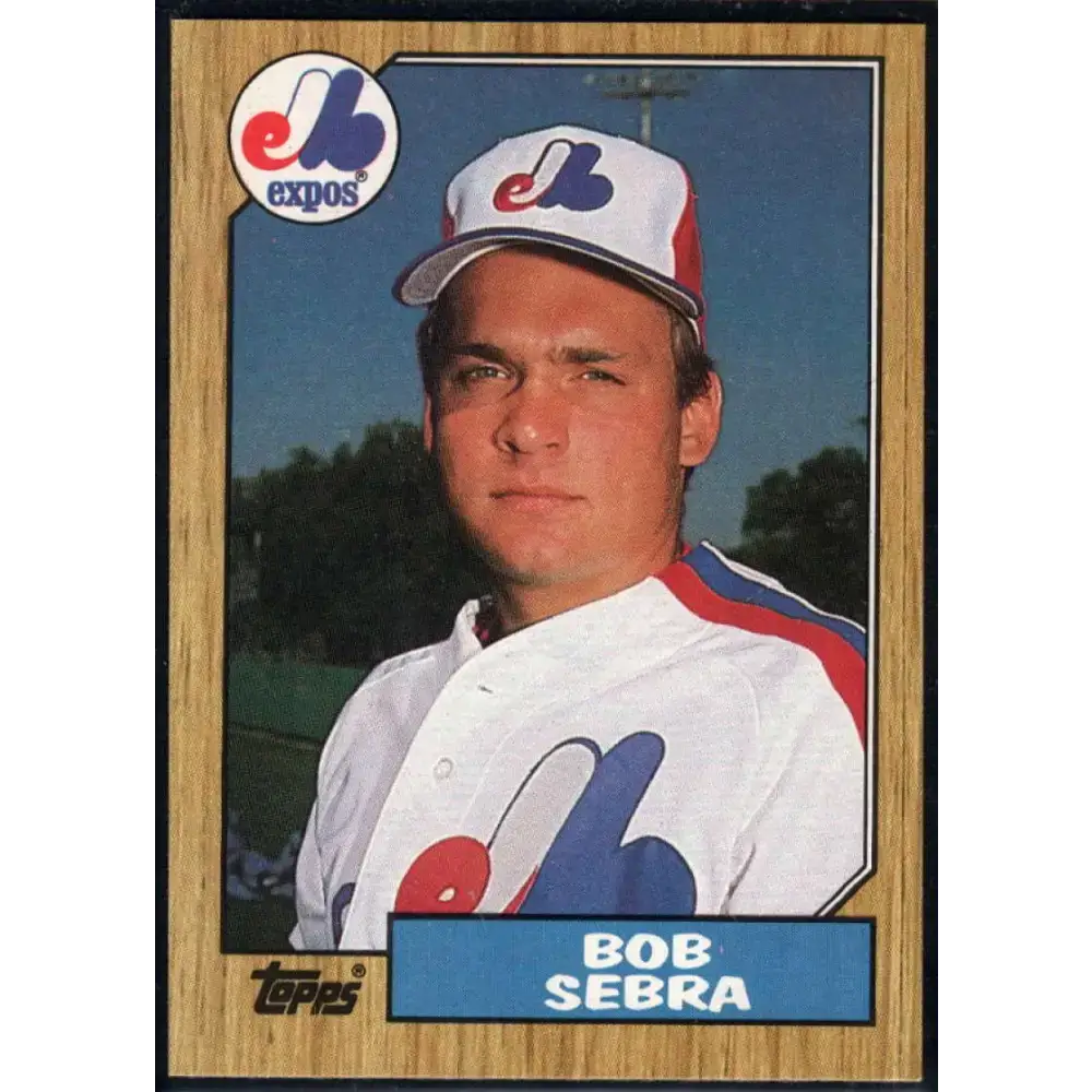 1987 Topps #479 Bob Sebra EX Excellent Montreal Expos Baseball Card - Baseball Card Single