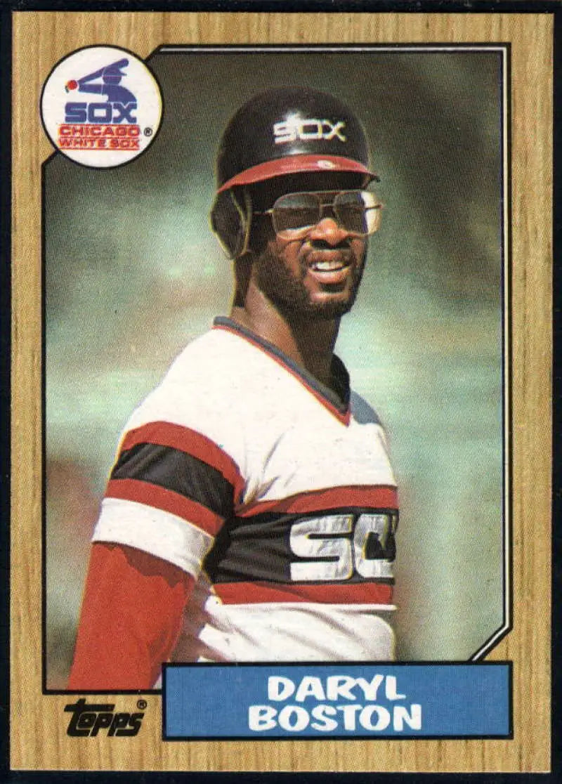 1987 Topps #482 Daryl Boston EX Excellent Chicago White Sox Baseball Card - Baseball Card Single