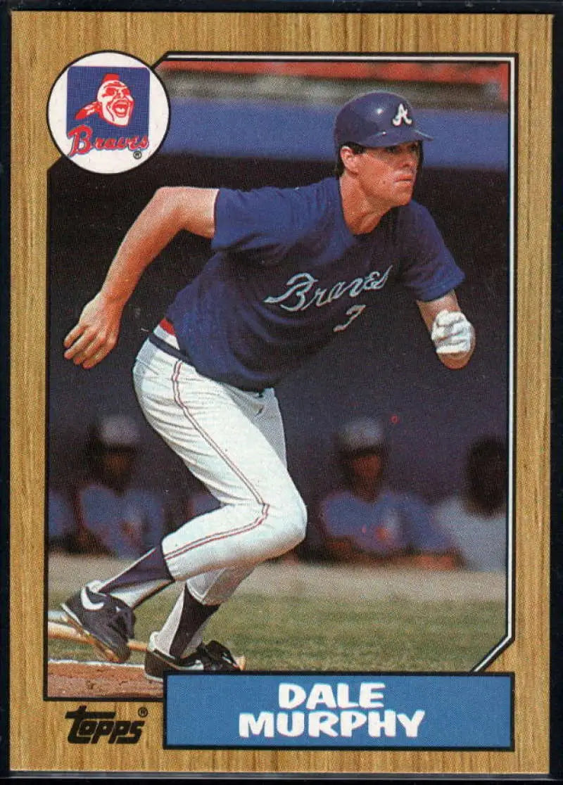 1987 Topps #490 Dale Murphy EX Excellent Atlanta Braves Baseball Card - Baseball Card Single