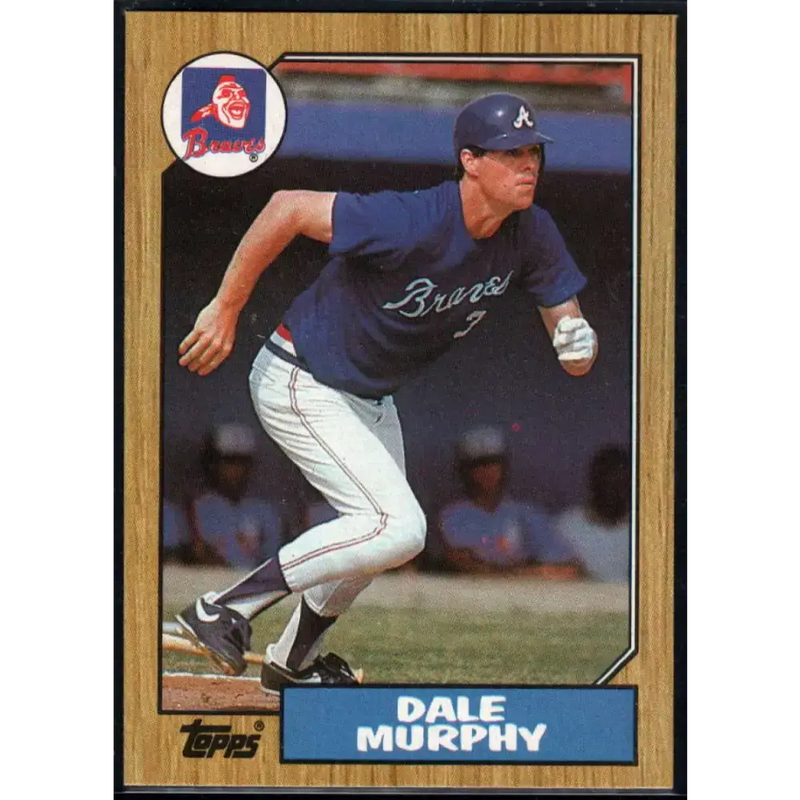 1987 Topps #490 Dale Murphy EX Excellent Atlanta Braves Baseball Card - Baseball Card Single