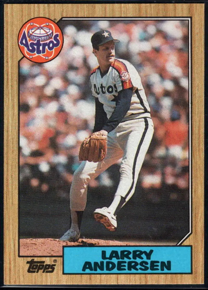 1987 Topps #503 Larry Andersen EX Excellent Houston Astros Baseball Card - Baseball Card Single