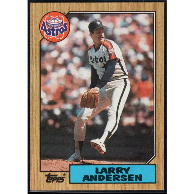 1987 Topps #503 Larry Andersen EX Excellent Houston Astros Baseball Card - Baseball Card Single