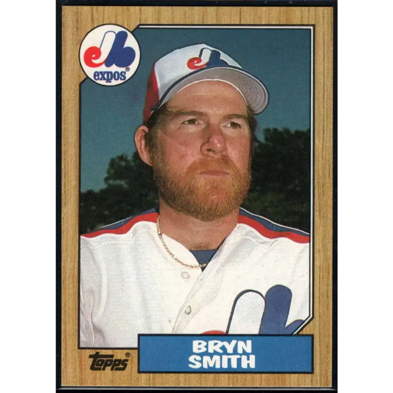 1987 Topps #505 Bryn Smith EX Excellent Montreal Expos Baseball Card - Baseball Card Single
