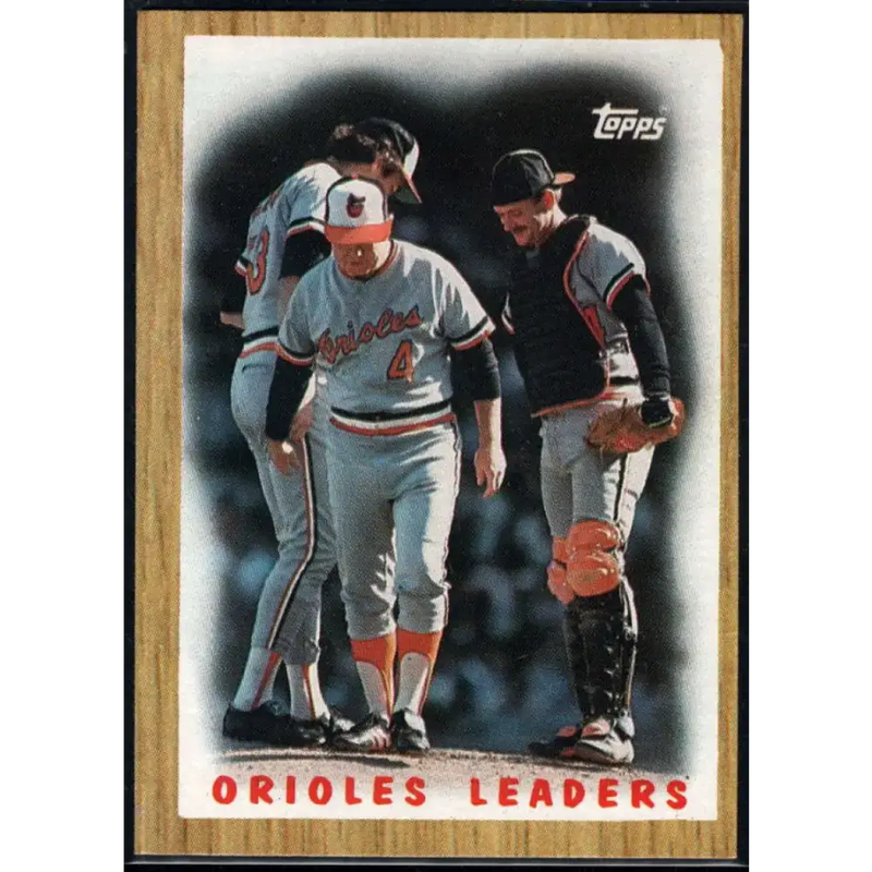 1987 Topps #506 Orioles Team EX Excellent Baltimore Orioles Baseball Card - Baseball Card Single
